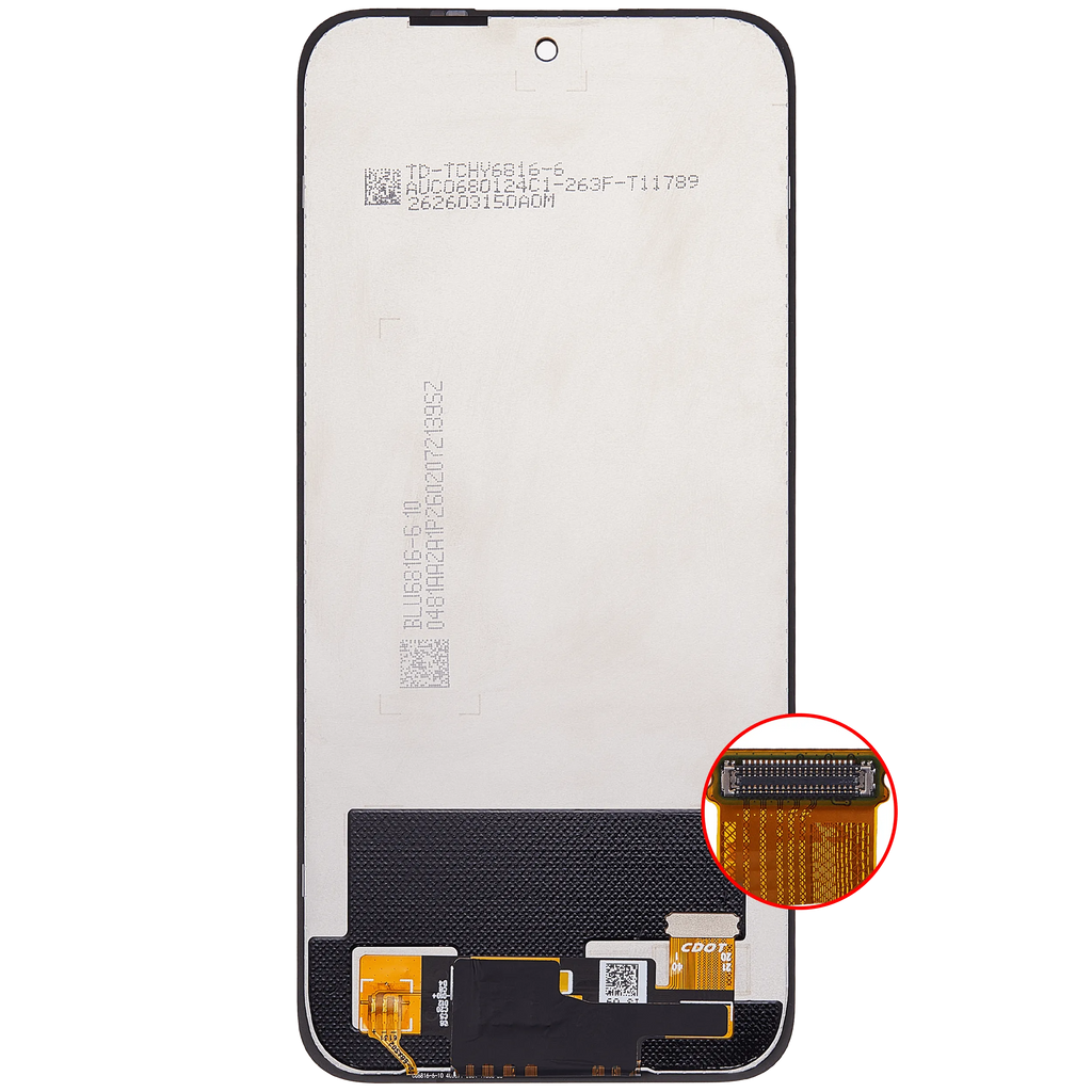 LCD-Display ohne Rahmen für TCL NxtPaper 70 Pro 5G (T807D / T807W / T807E) (Premium) (Alle Farben)