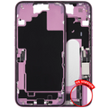 Midframe/Frame with Charging Port Flex Cable and Small Parts for iPhone 16 Plus (US Version) (Original Apple Part, A Quality) (Pink)