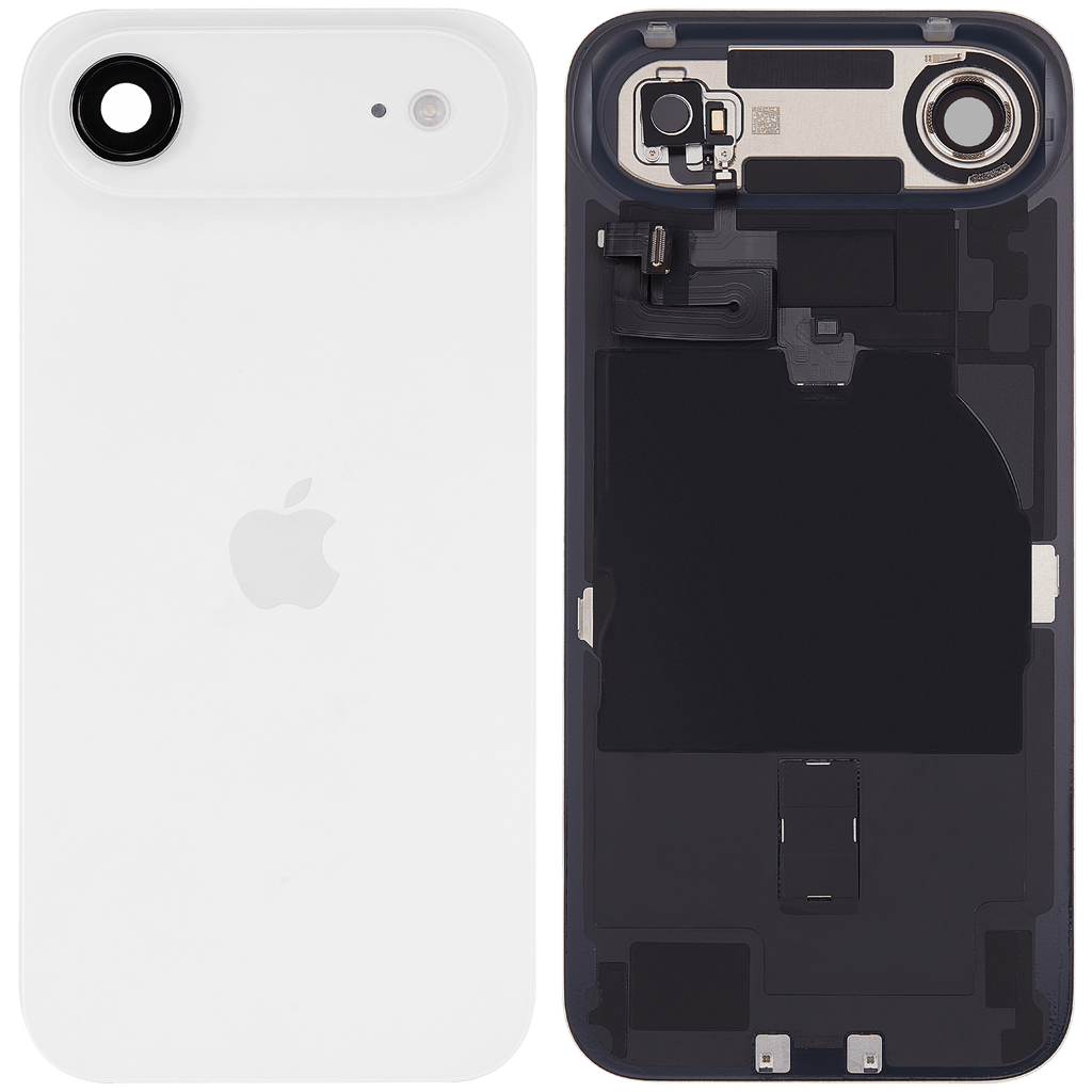 Backcover mit MagSafe Magnet & NFC & Blitz-Flexkabel für iPhone Air (gebrauchter OEM-Ausbau, Qualität B) (Cloud White)