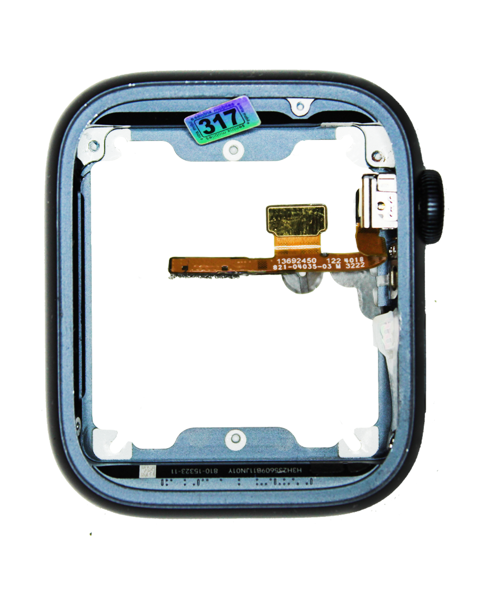 Backcover/Rahmen für Watch Series 8 (45MM) (Aluminum/Midnight) (Cellular Version) (gebrauchter OEM-Ausbau, Qualität B/C)