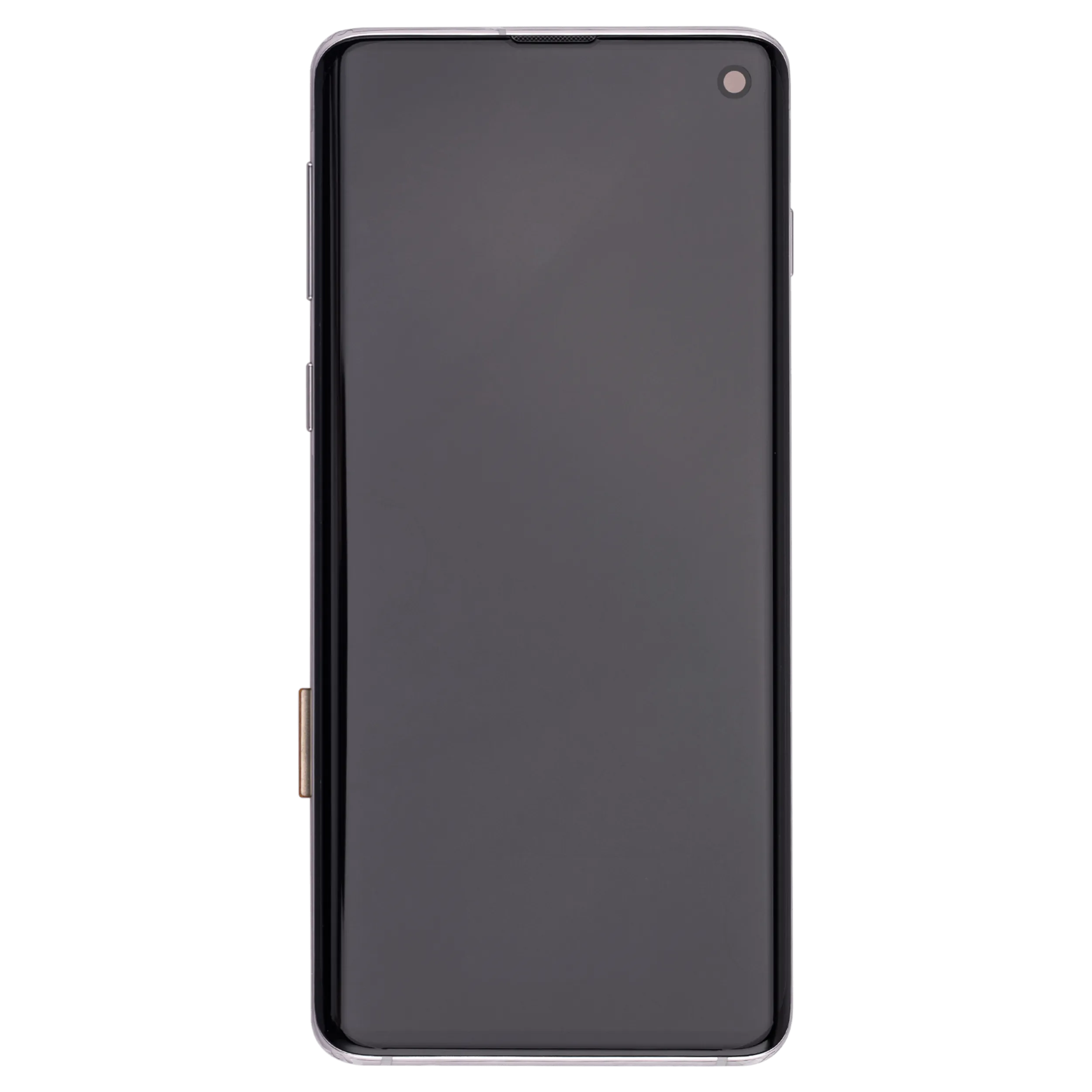 OLED-Display mit Rahmen für Samsung Galaxy S10 (Aftermarket Plus) (Prism White)