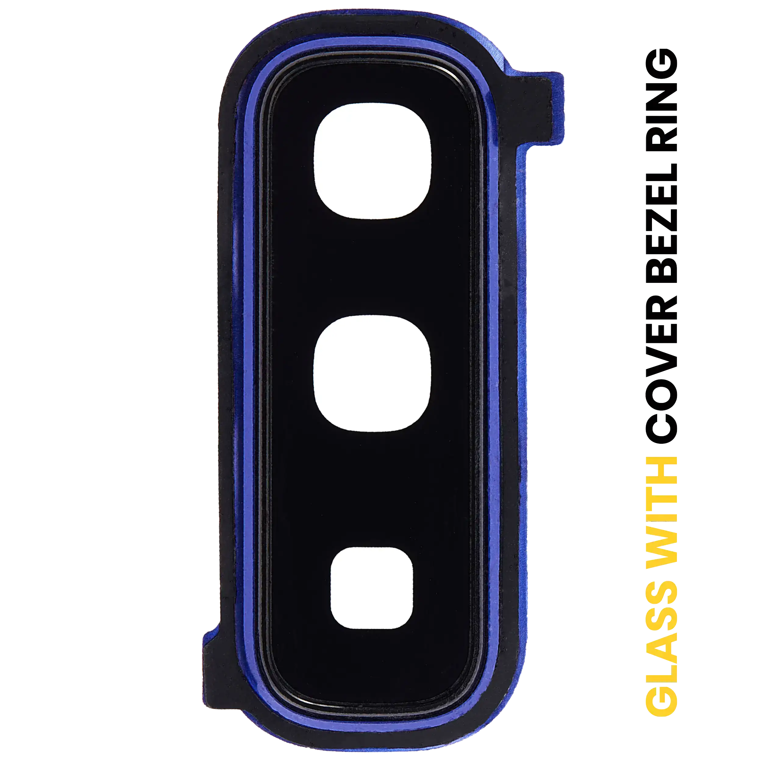 Kameralinse hinten mit Cover u. Rahmenring f. Galaxy Fold 4G/5G (Astro Blue)