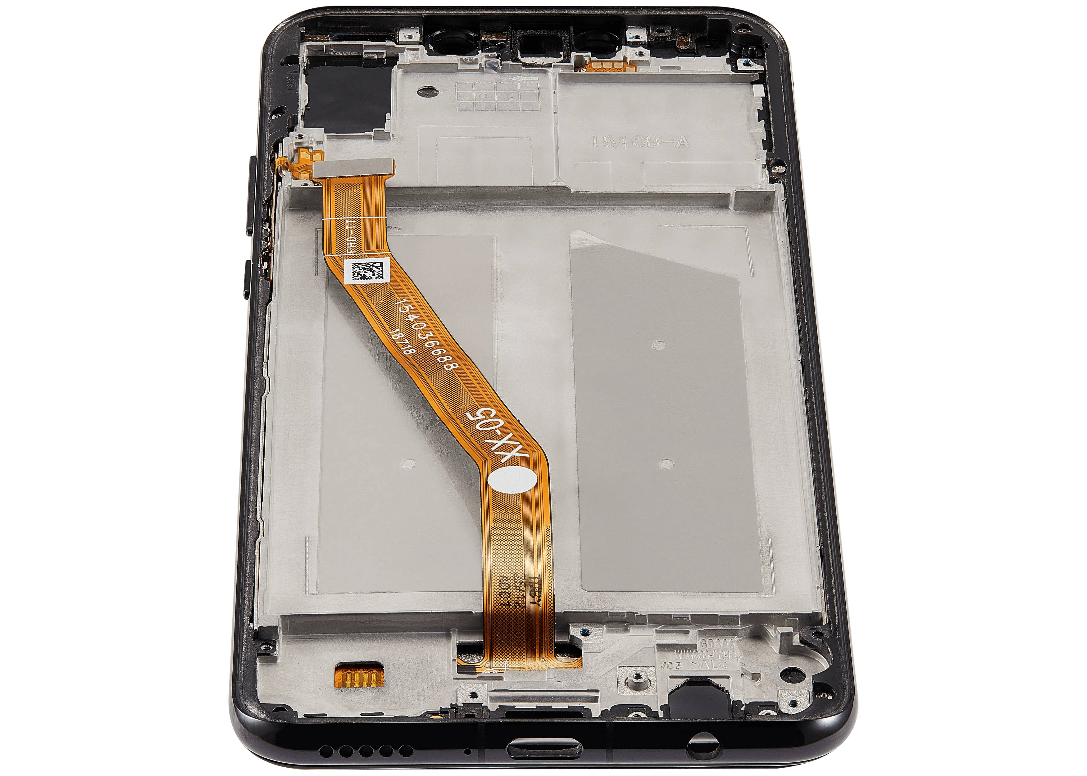 LCD-Display mit Rahmen für Huawei Nova 3 (2018) (Refurbished) (Schwarz)