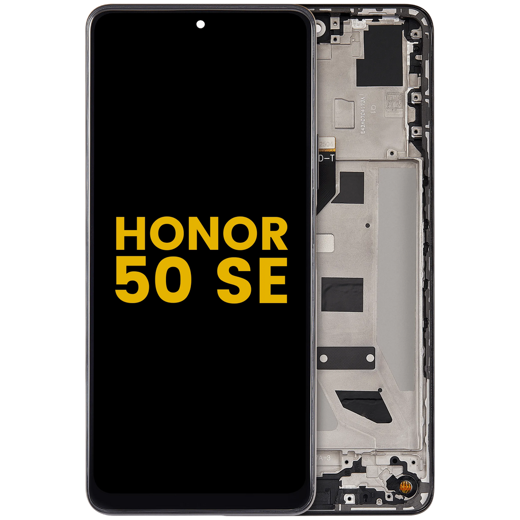 LCD-Display mit Rahmen für Honor 50 SE (2021) (Refurbished) (Schwarz)