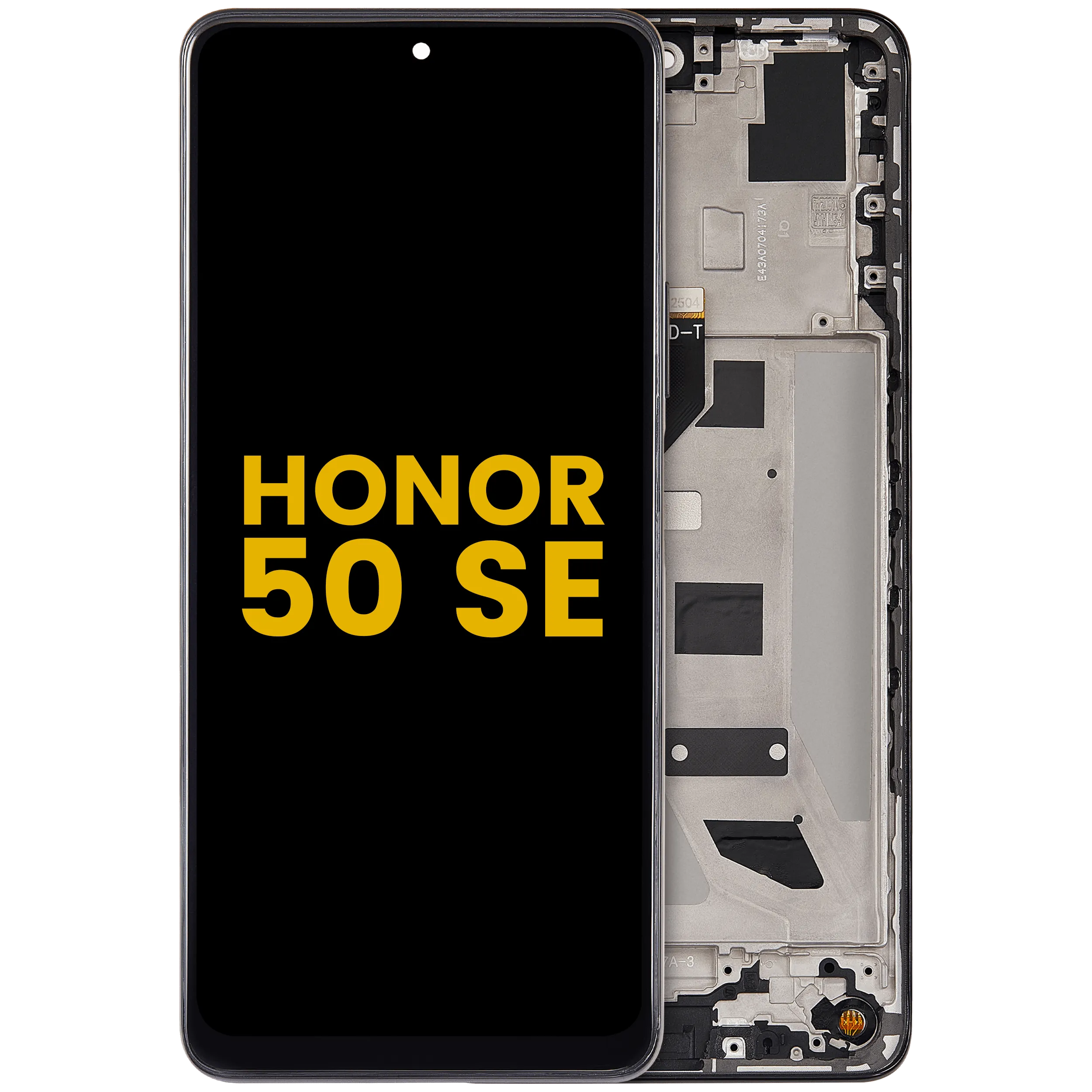 LCD-Display mit Rahmen für Honor 50 SE (2021) (Refurbished) (Schwarz)