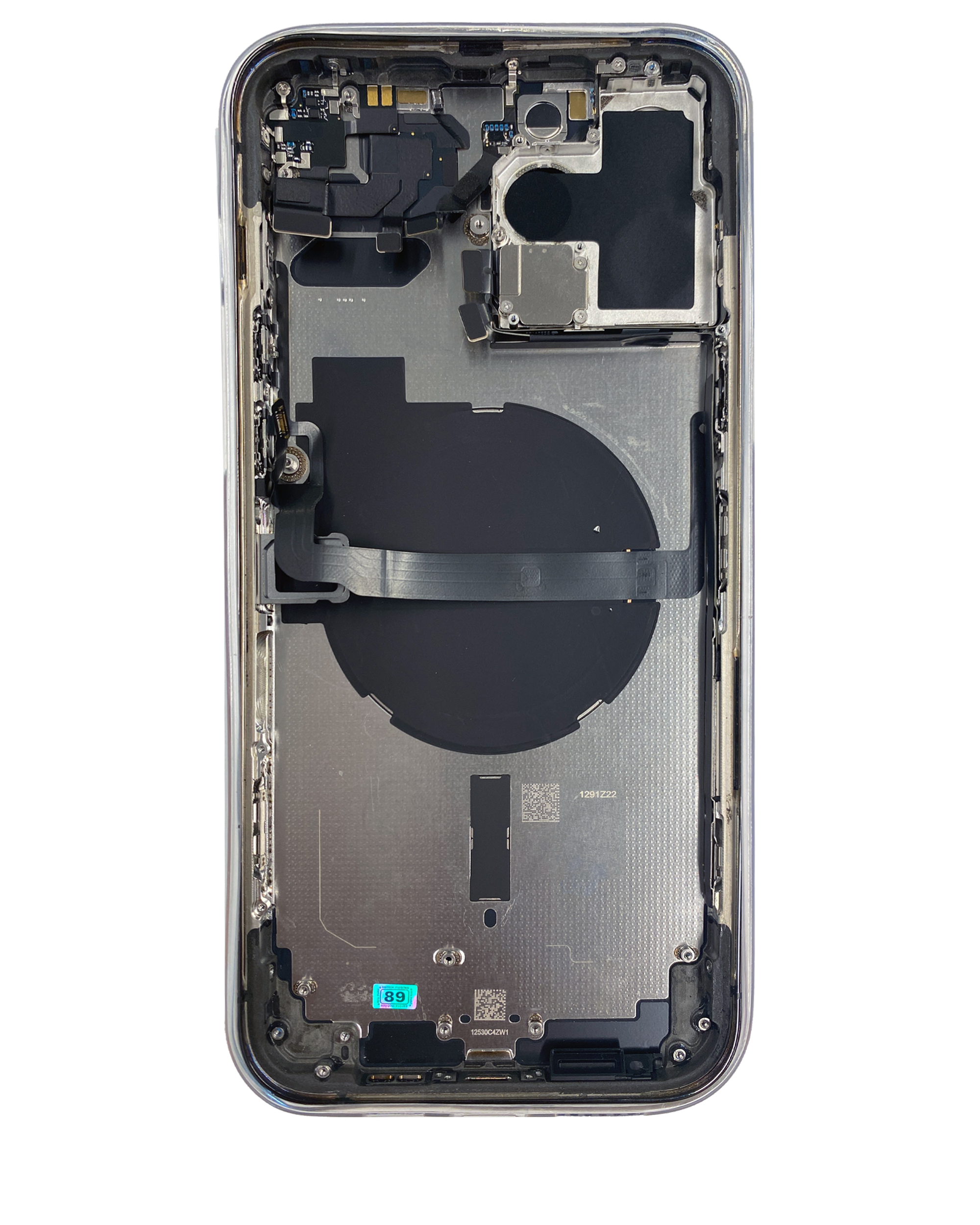 Backcover/Rahmen mit Small Parts für iPhone 13 Pro Max (US-Version) (gebrauchter OEM-Ausbau, Qualität A) (Graphite)