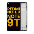 LCD-Display mit Rahmen für Xiaomi Redmi Note 9 5G/9T (Refurbished)