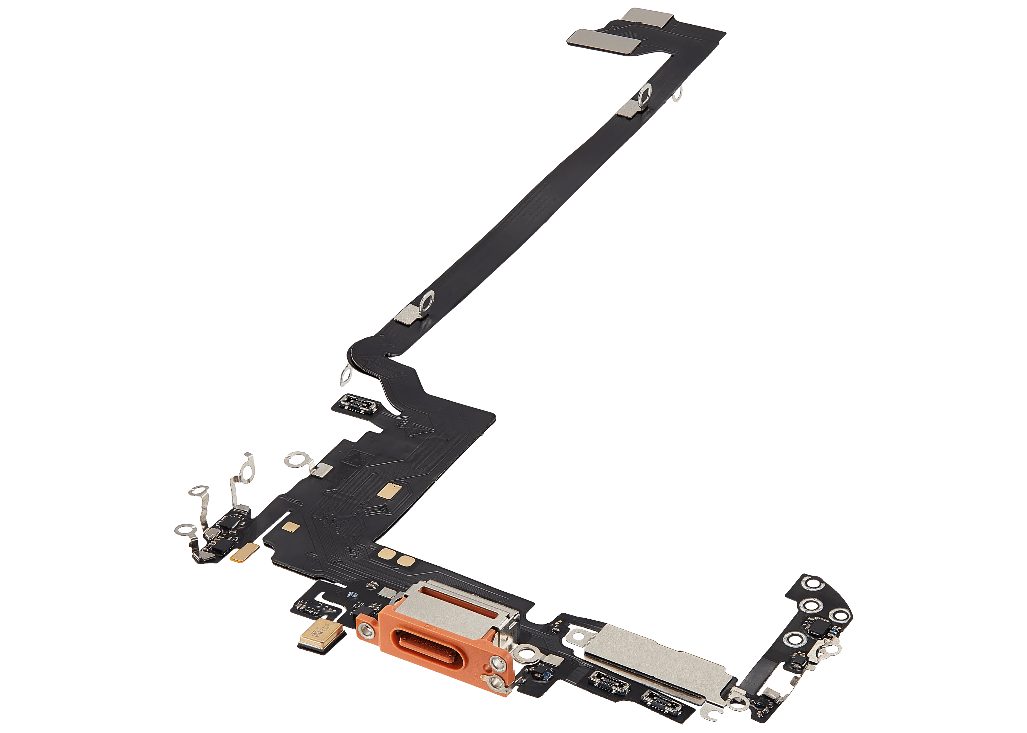 Ladebuchse Flex Cable für iPhone 17 Pro max (Aftermarket Plus) (Internationale Version) (Cosmic Orange)