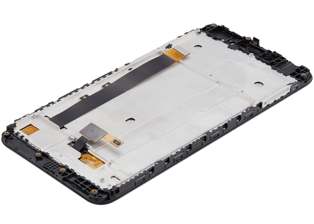 LCD-Display mit Rahmen für Xiaomi Redmi Note 5A (Aftermarket Plus) (Schwarz)