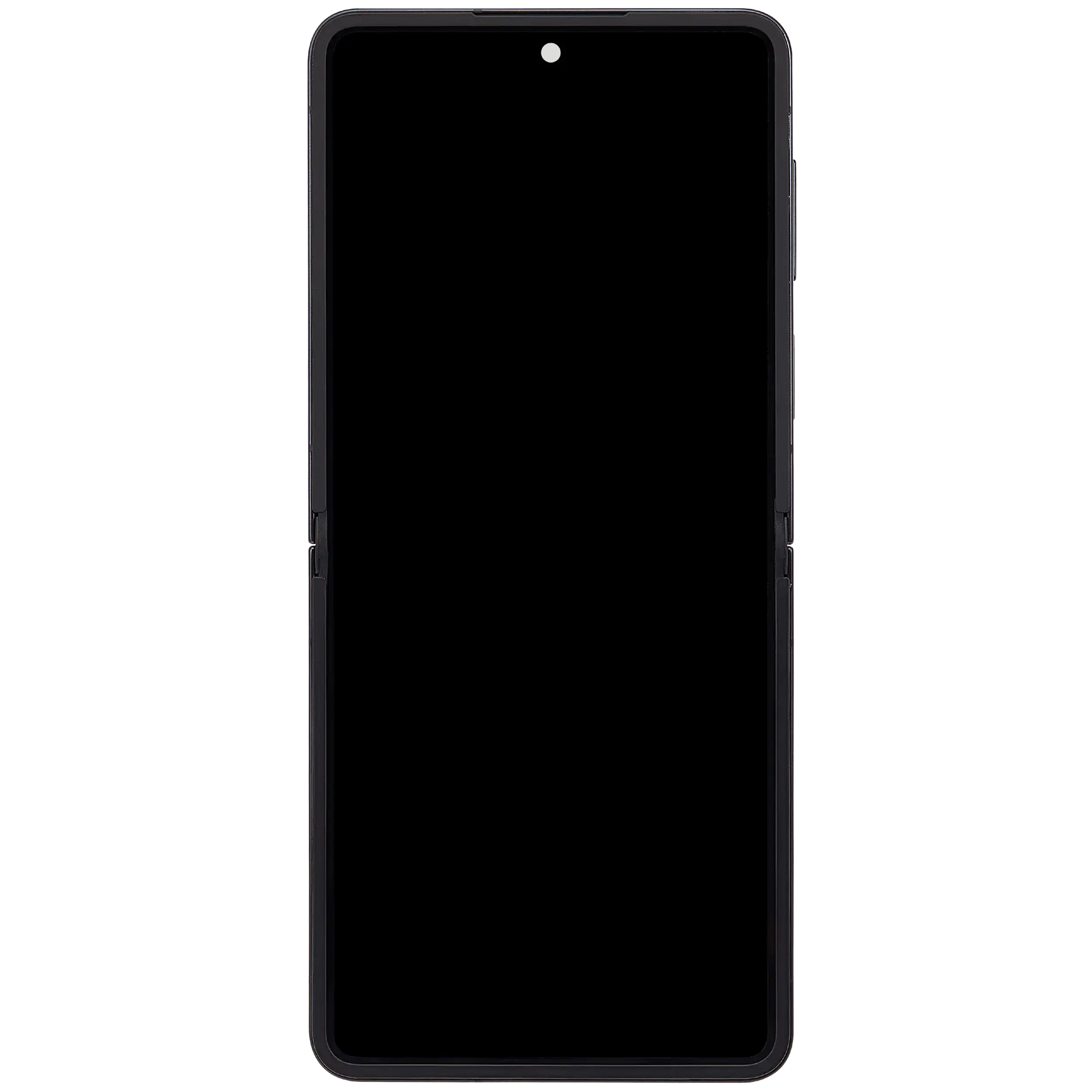 Inner OLED-Display mit Rahmen Compatible für Samsung Galaxy Z Flip 7 5G (US-Version) (Refurbished) (Jet Black)