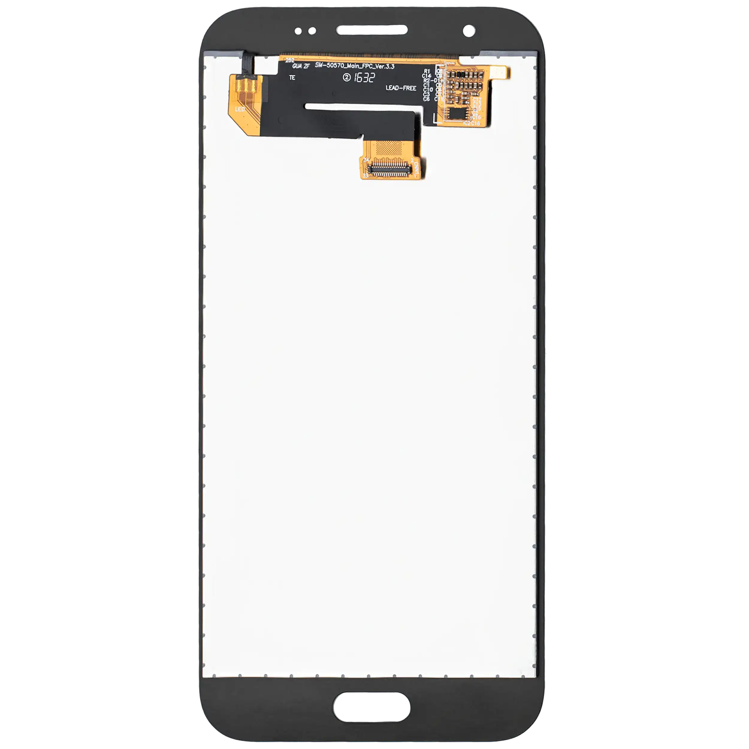 LCD-Display ohne Rahmen für Samsung Galaxy J3 / Emerge / Amp Prime 2 / Express Prime 2 / Eclipse / Prime (J327 / 2017) (Refurbished) (Schwarz)