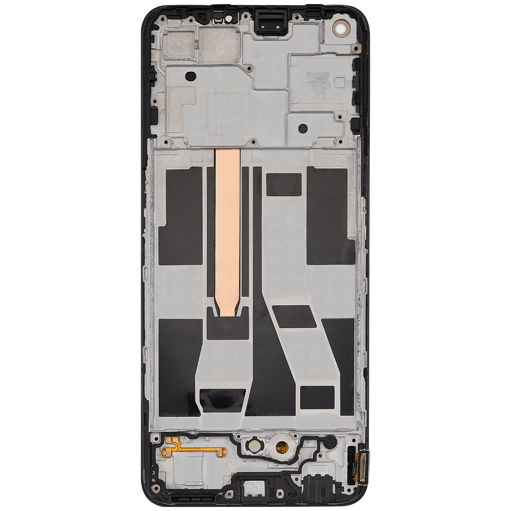 OLED-Display mit Rahmen Compatible für OPPO Reno4 SE (2020) (Refurbished) (Alle Farben)