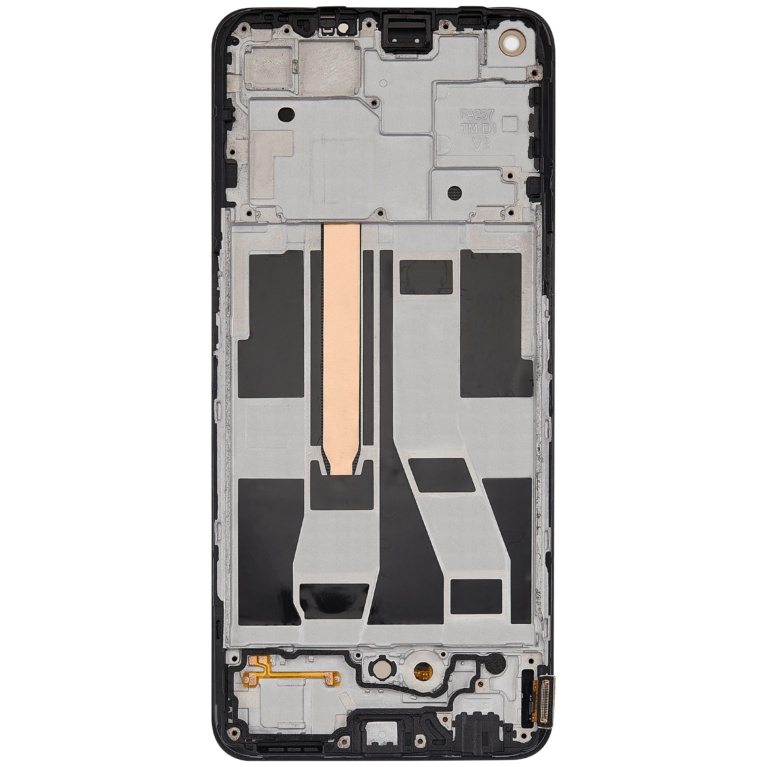 OLED-Display mit Rahmen Compatible für OPPO Reno4 SE (2020) (Refurbished) (Alle Farben)