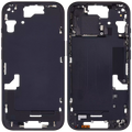 Midframe/Rahmen mit Small Parts für iPhone 15 (EU / Global Version) (Aftermarket Plus) (Schwarz)