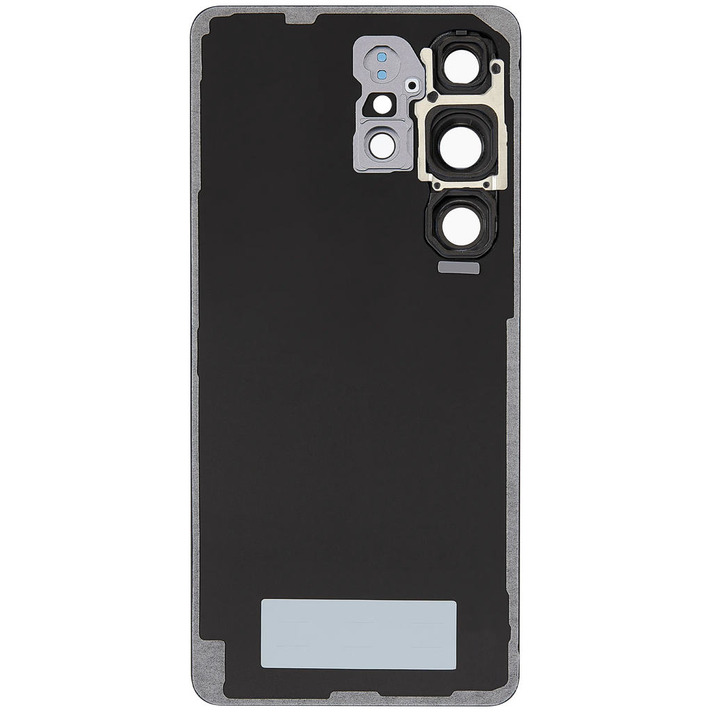 Backcover Glass mit Camera Lens für Samsung Galaxy S26 Ultra (Aftermarket Plus) (Schwarz)