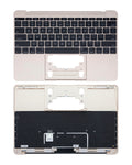 Top Case mit US-Tastatur & Mikro für MacBook 12" A1534(2015) Gold OEM Neuzustand