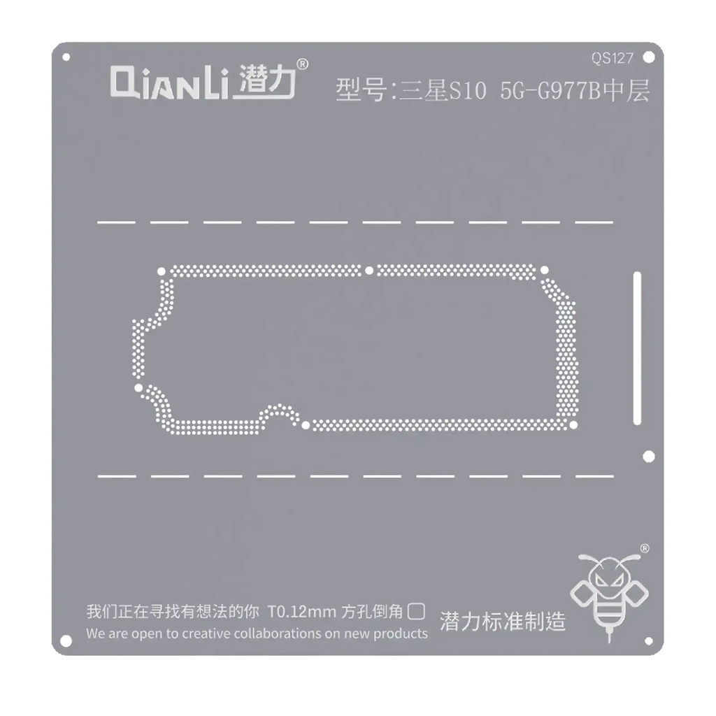 Bumblebee Stencil (QS127) for Samsung S10 5G-G977B Middle Layer (Qianli)