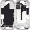 Midframe/Rahmen mit Small Parts für iPhone 16 (US-Version) (gebrauchter OEM-Ausbau, Qualität A) (Weiß)