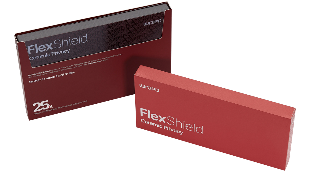 Wrapd FlexShield - TPU Display Protector Film (25 Pack) (Matte Privacy)