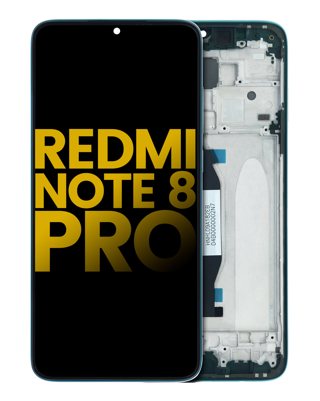 LCD Display with Frame for Xiaomi Redmi Note 8 Pro (Refurbished) (Green)