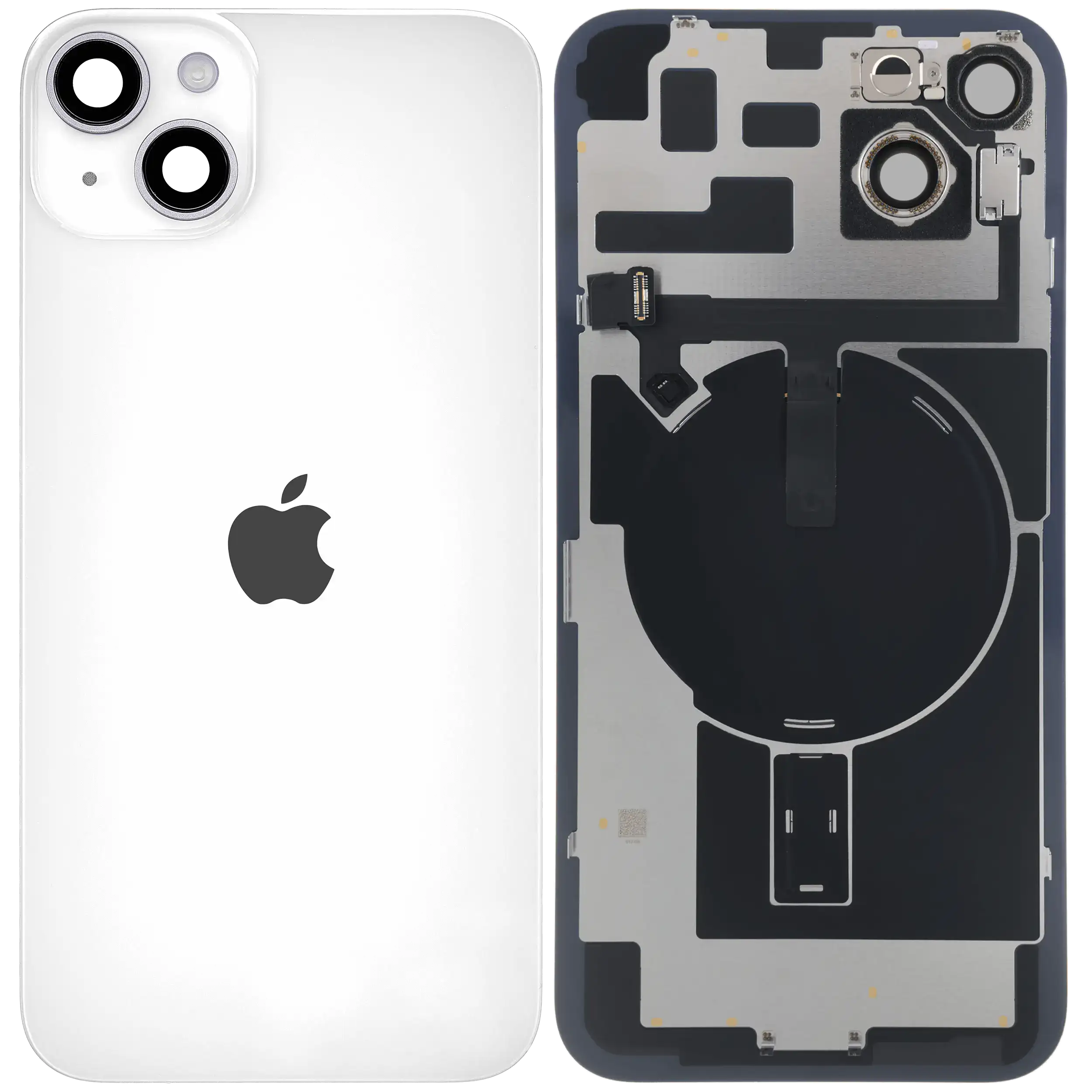 Backcover mit MagSafe Magnet & NFC & Blitz-Flexkabel für iPhone 14 Plus (Service Pack) (Starlight)