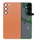 Backcover-Glas mit Kameralinse für S24 Plus (Service Pack) Sandstein Orange