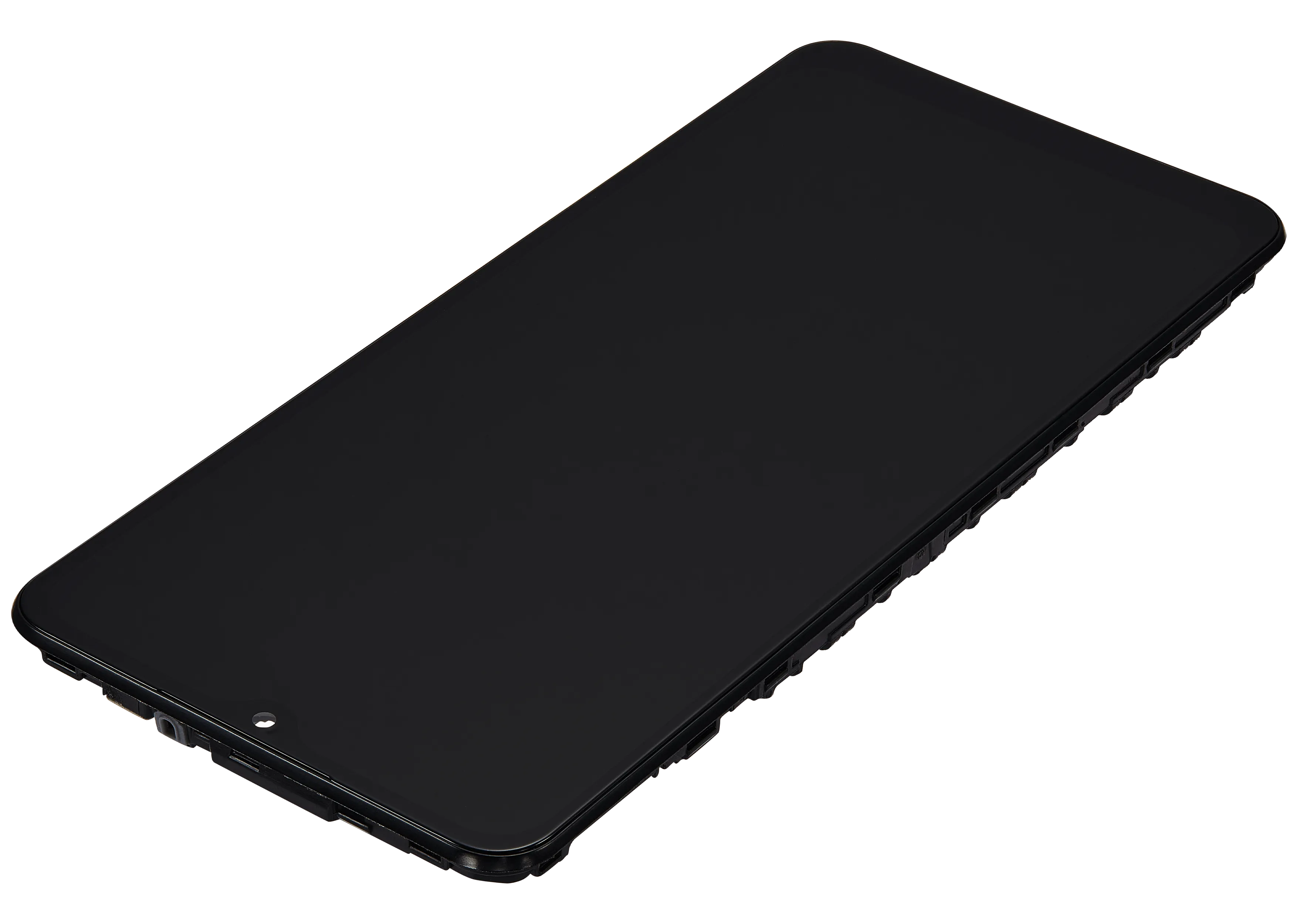 LCD-Display mit Rahmen für Samsung Galaxy A12 (A125 / 2020) (Aftermarket Plus) (Alle Farben)