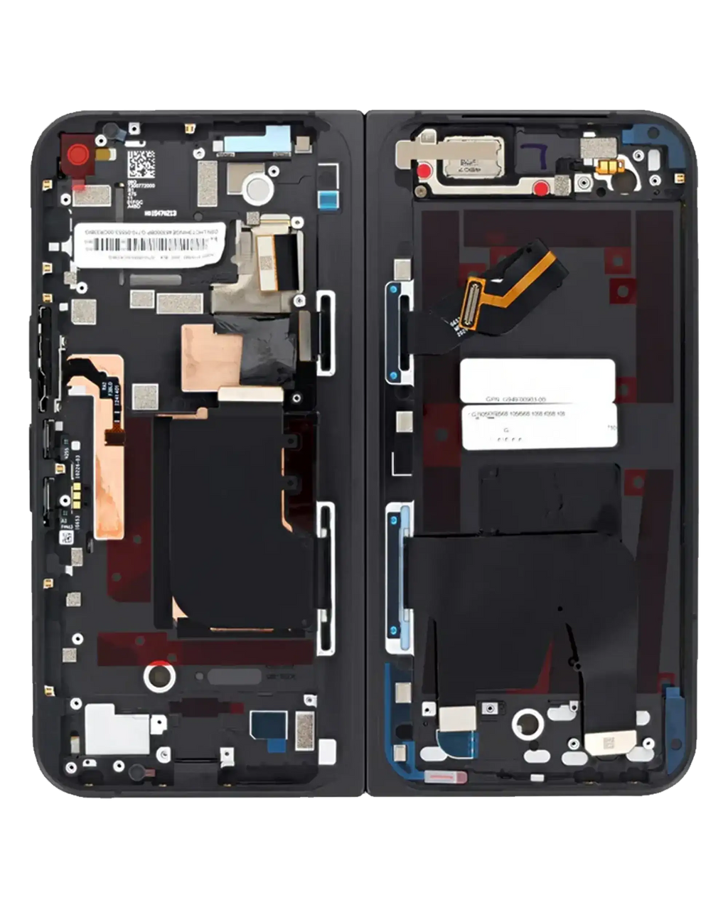 Inner OLED-Display mit Rahmen für Google Pixel 9 Pro Fold (Original OEM) (Carbon)