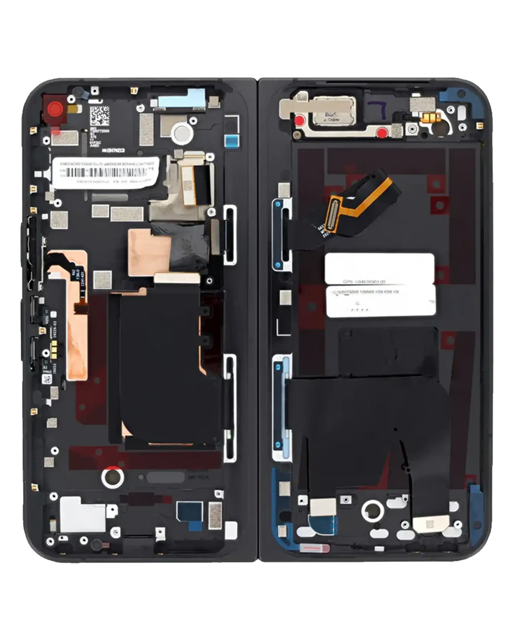 Inner OLED-Display mit Rahmen für Google Pixel 9 Pro Fold (Original OEM) (Carbon)