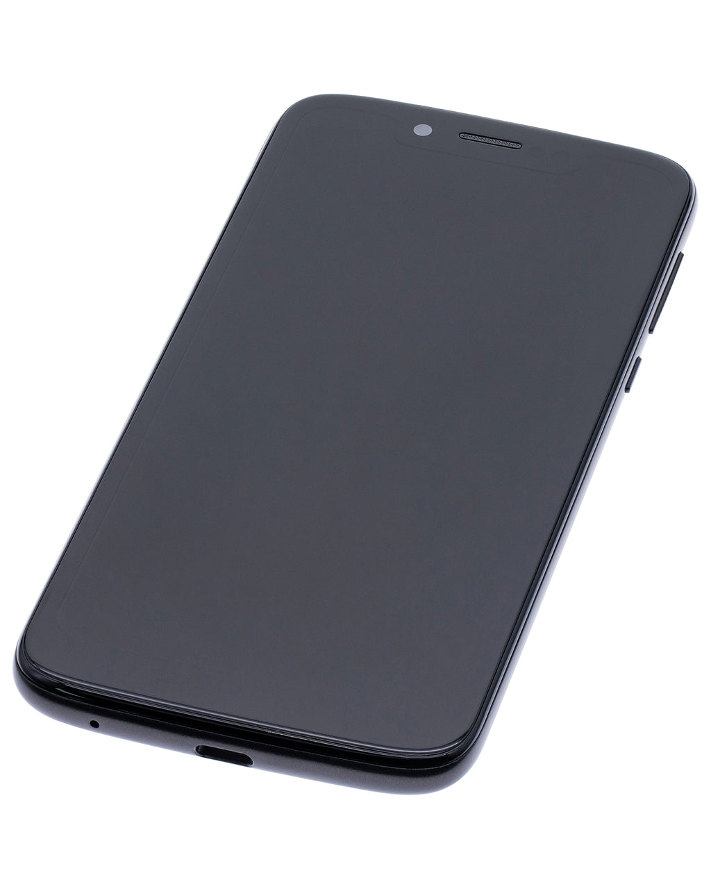 LCD-Display mit Rahmen für Motorola Moto G7 Play (XT1952 / 2019) / T-Mobile Revvlry (Refurbished) (Starry Black)