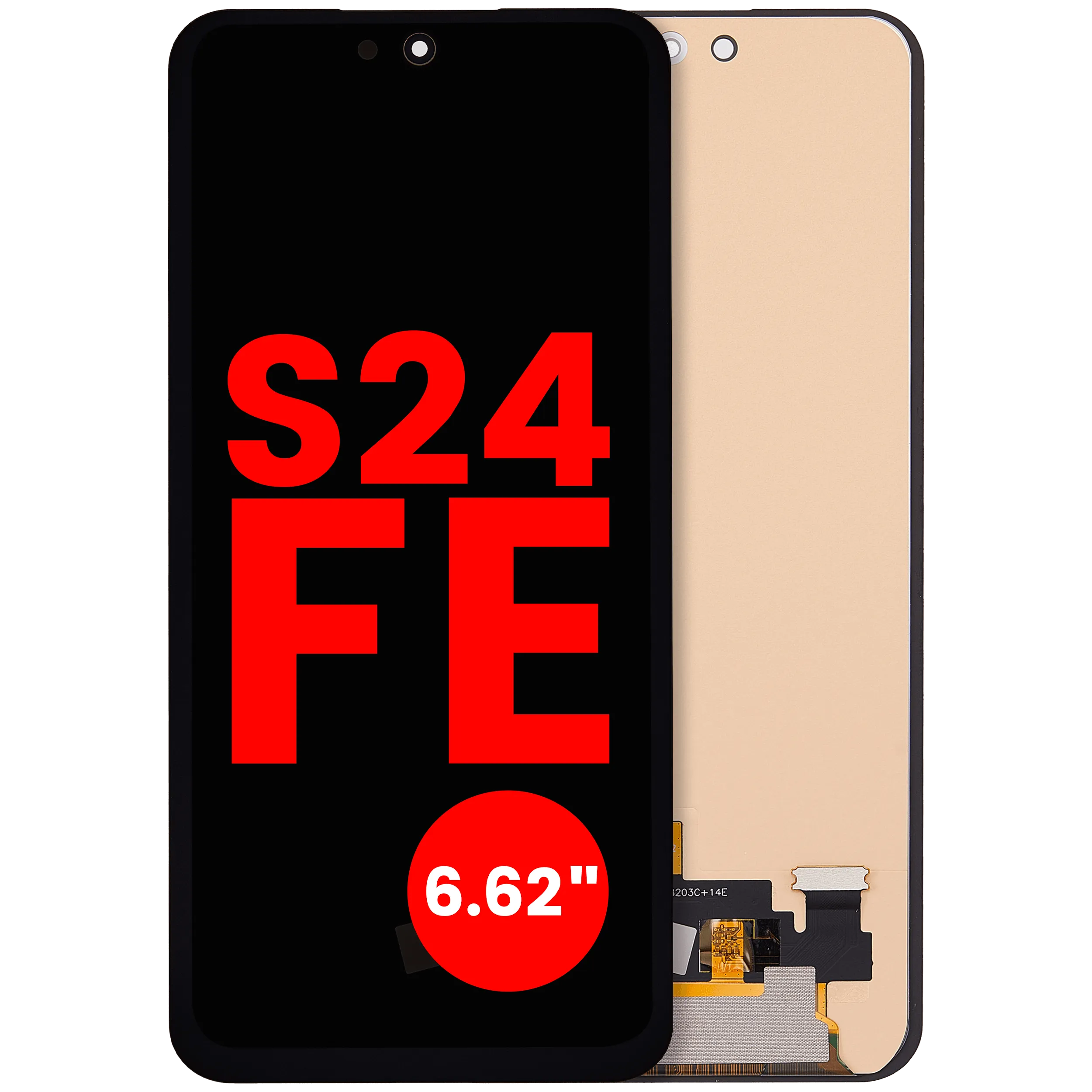 OLED-Display ohne Rahmen für Samsung Galaxy S24 FE 5G (6.62") (Aftermarket Plus) (Alle Farben)