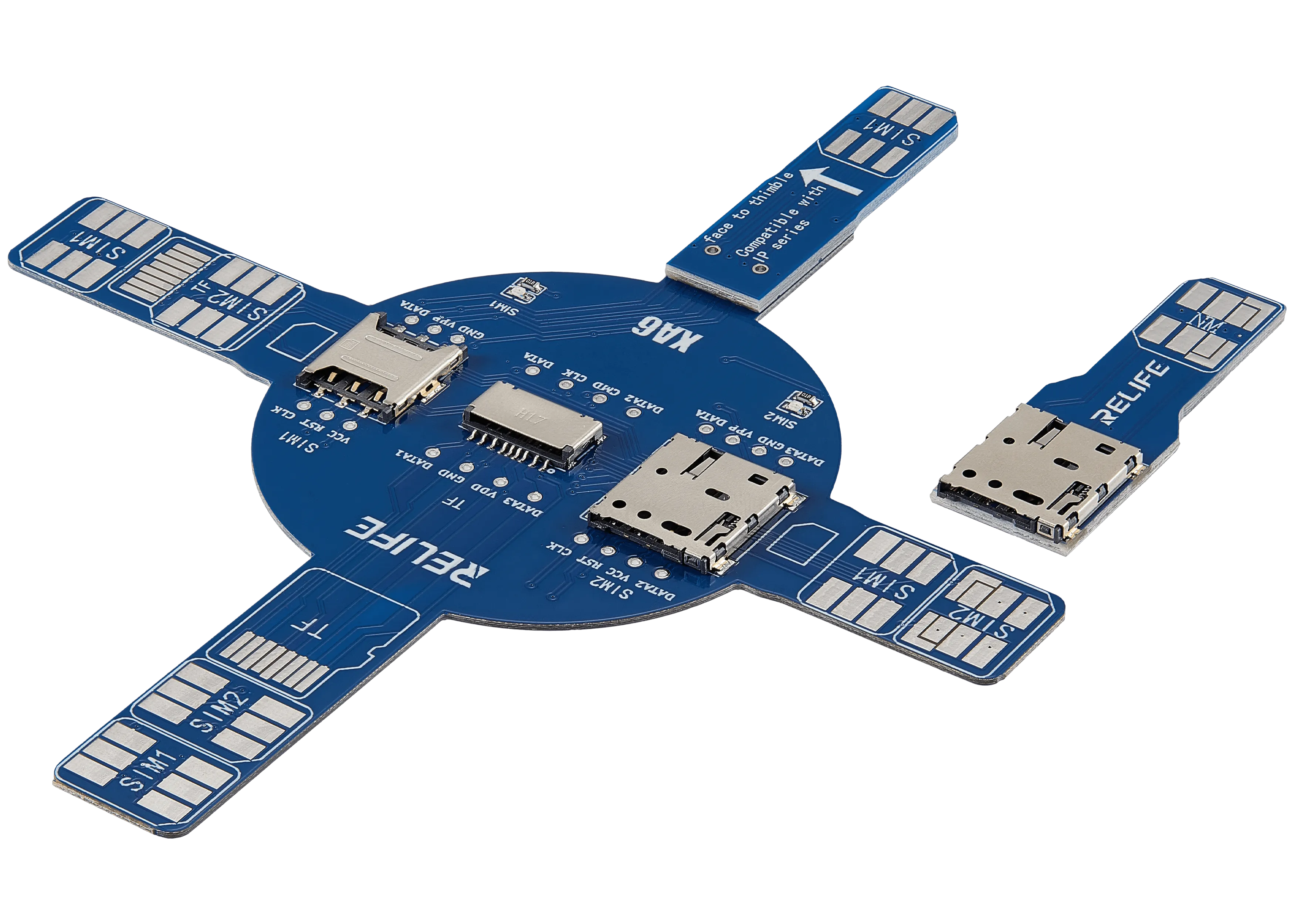 XA6 Dual SIM Card Signal Test Board (Relife)