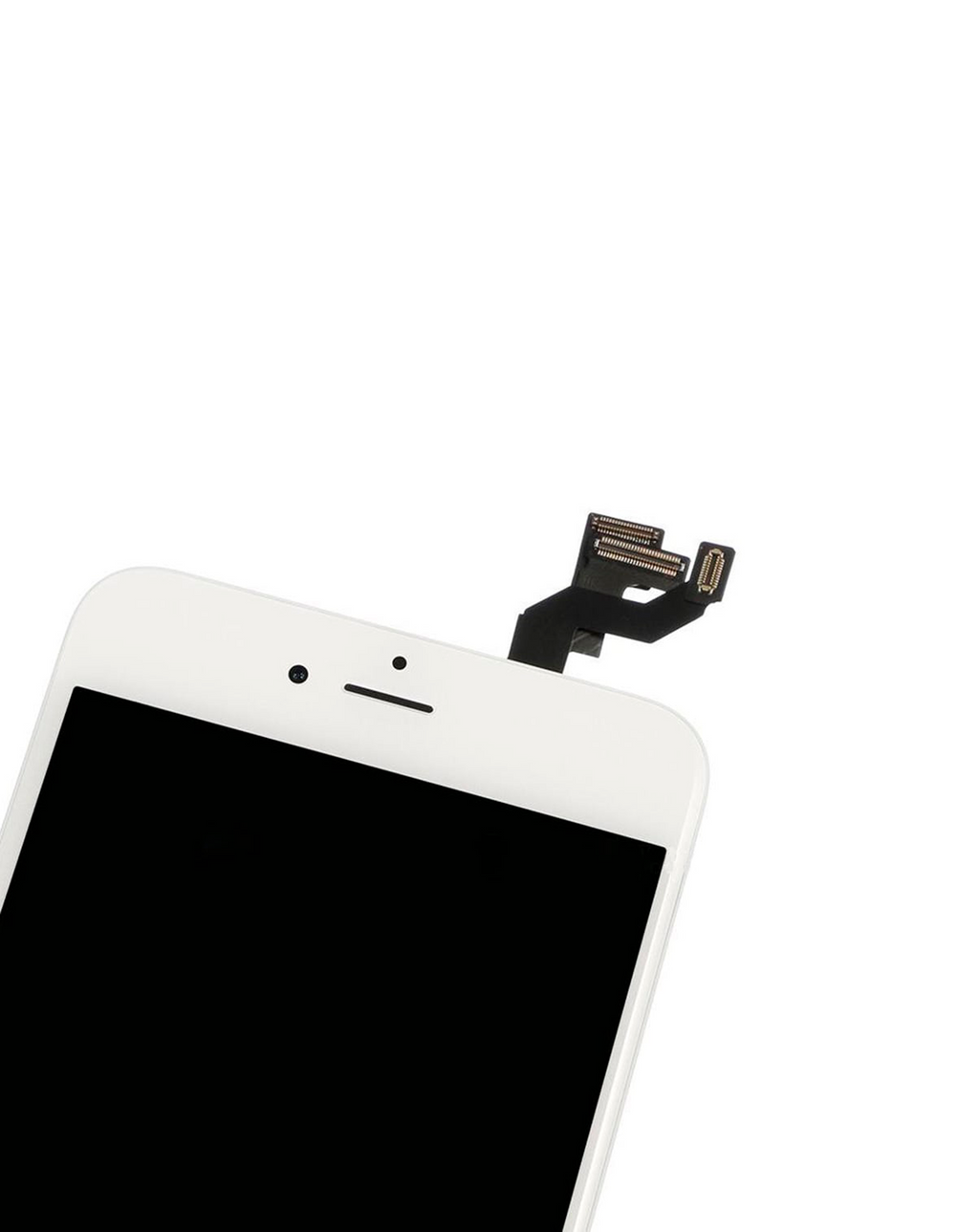 Complete LCD-Display mit Stahlplatte für iPhone 6S (mit Front Camera: Prox Sensor & Ear Speaker) (Aftermarket Plus) (Weiß)
