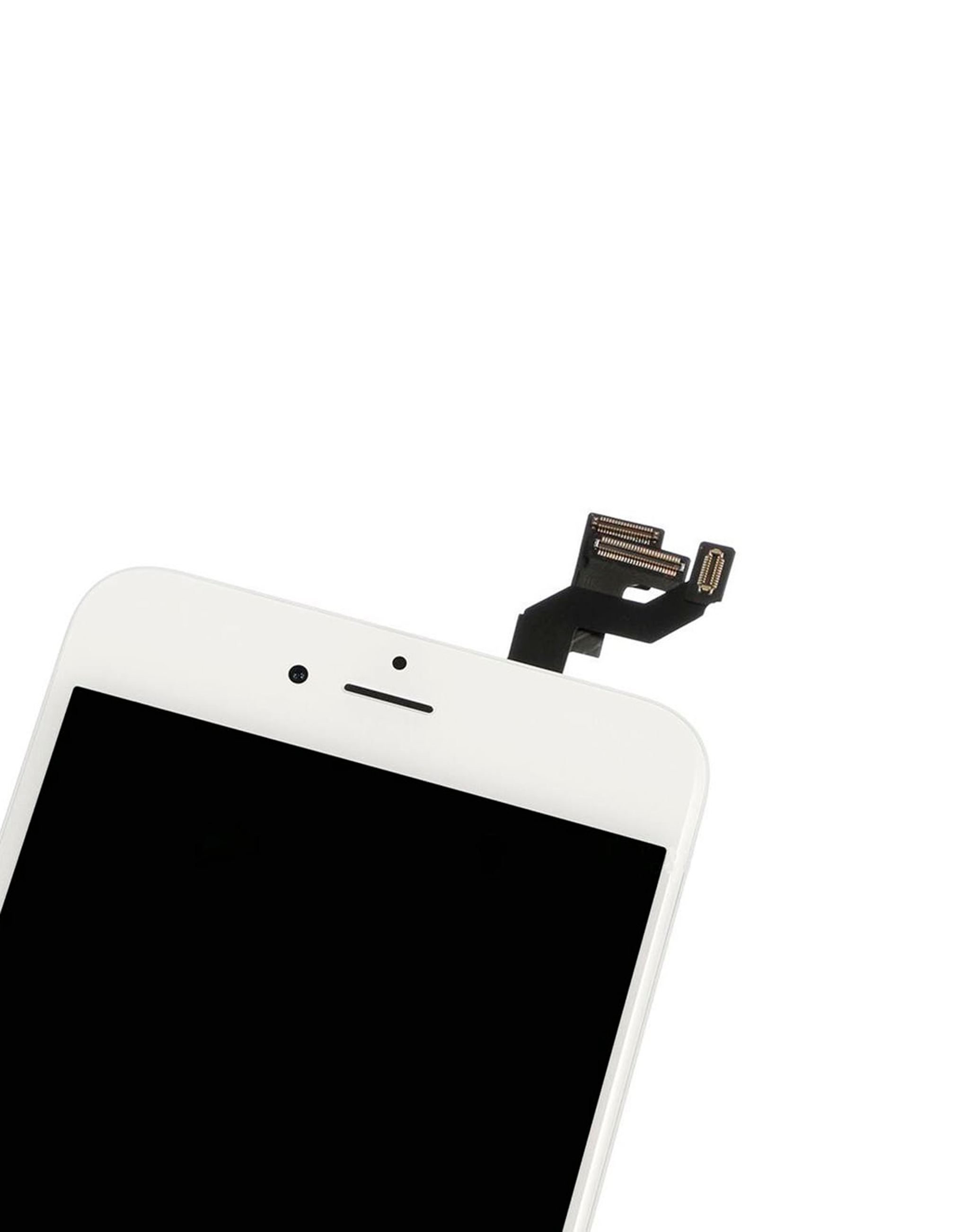 Complete LCD-Display mit Stahlplatte für iPhone 6S (mit Front Camera: Prox Sensor & Ear Speaker) (Aftermarket Plus) (Weiß)