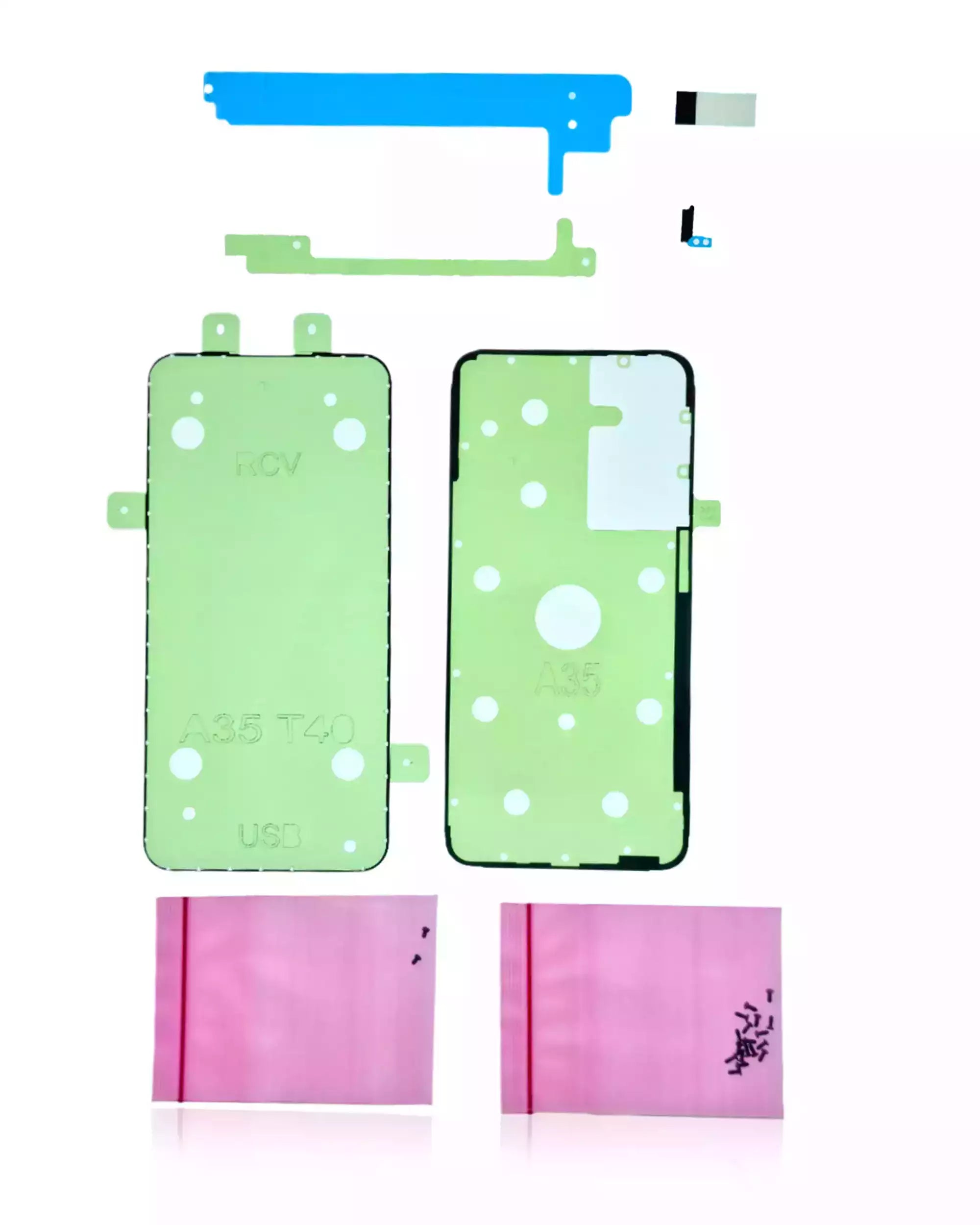 Display / Backcover Adhesive Tape mit Re-Work Kit für Samsung Galaxy A35 5G (A356 / 2024) (Service Pack)