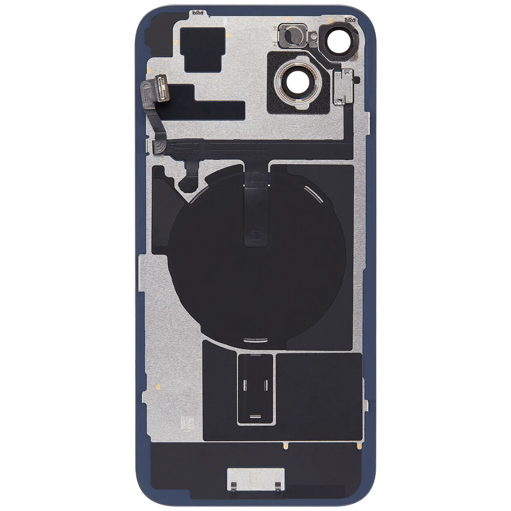 Backcover mit MagSafe Magnet & NFC & Blitz-Flexkabel für iPhone 15 Plus (Service Pack) (Schwarz)