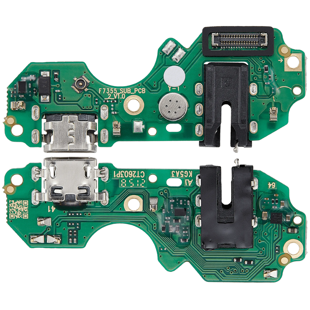 Ladebuchse Board mit Vibrator And Headphone Jack für Infinix Smart 6 HD (X6512) (Aftermarket Plus)