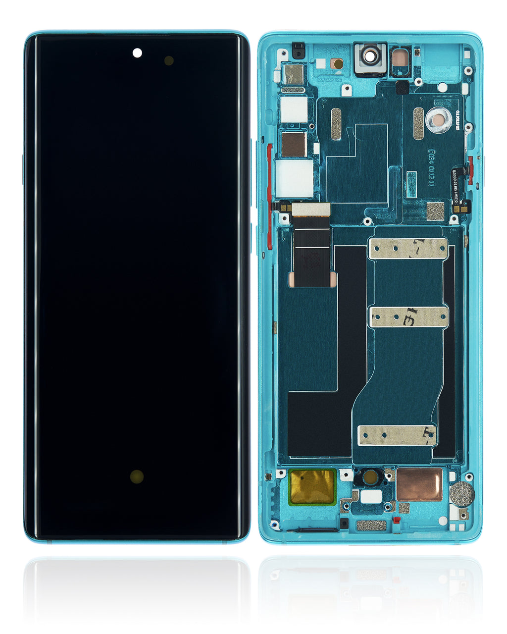 OLED-Display mit Rahmen für TCL 20 Pro 5G, Refurbished, Marine Blue
