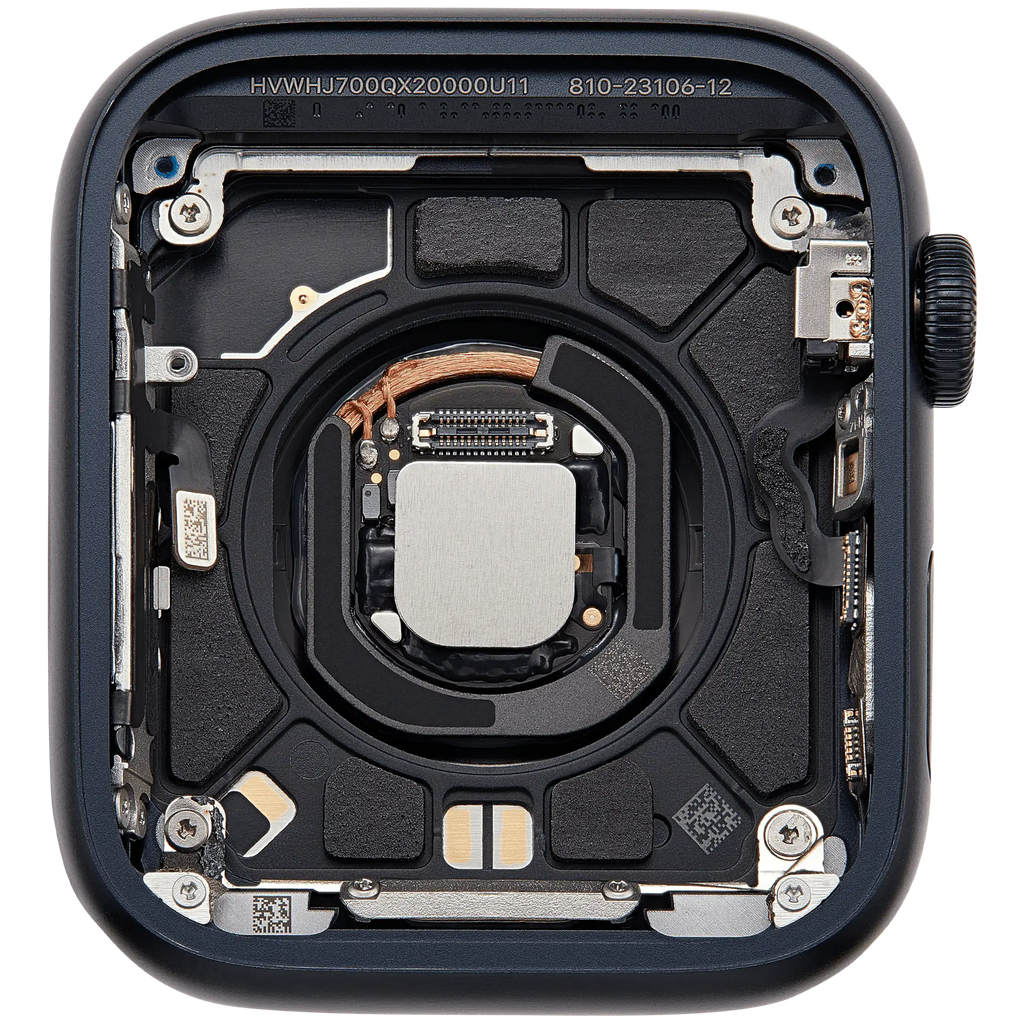 Backcover/Rahmen für Watch Series SE 3rd (44MM) (gebrauchter OEM-Ausbau, Qualität A) (GPS Version) (Aluminum / Midnight)