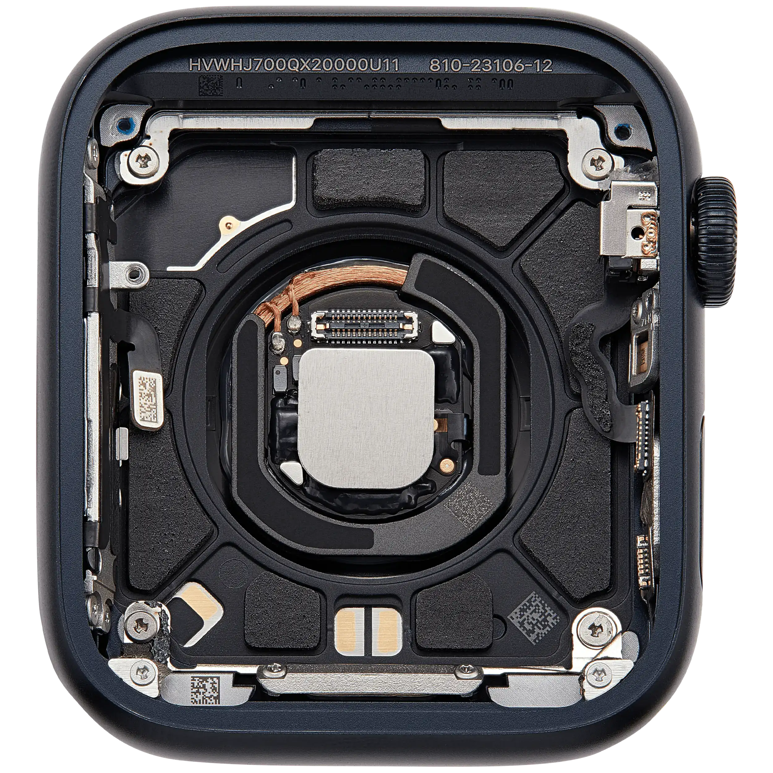 Backcover/Rahmen für Watch Series SE 3rd (44MM) (gebrauchter OEM-Ausbau, Qualität A) (GPS Version) (Aluminum / Midnight)