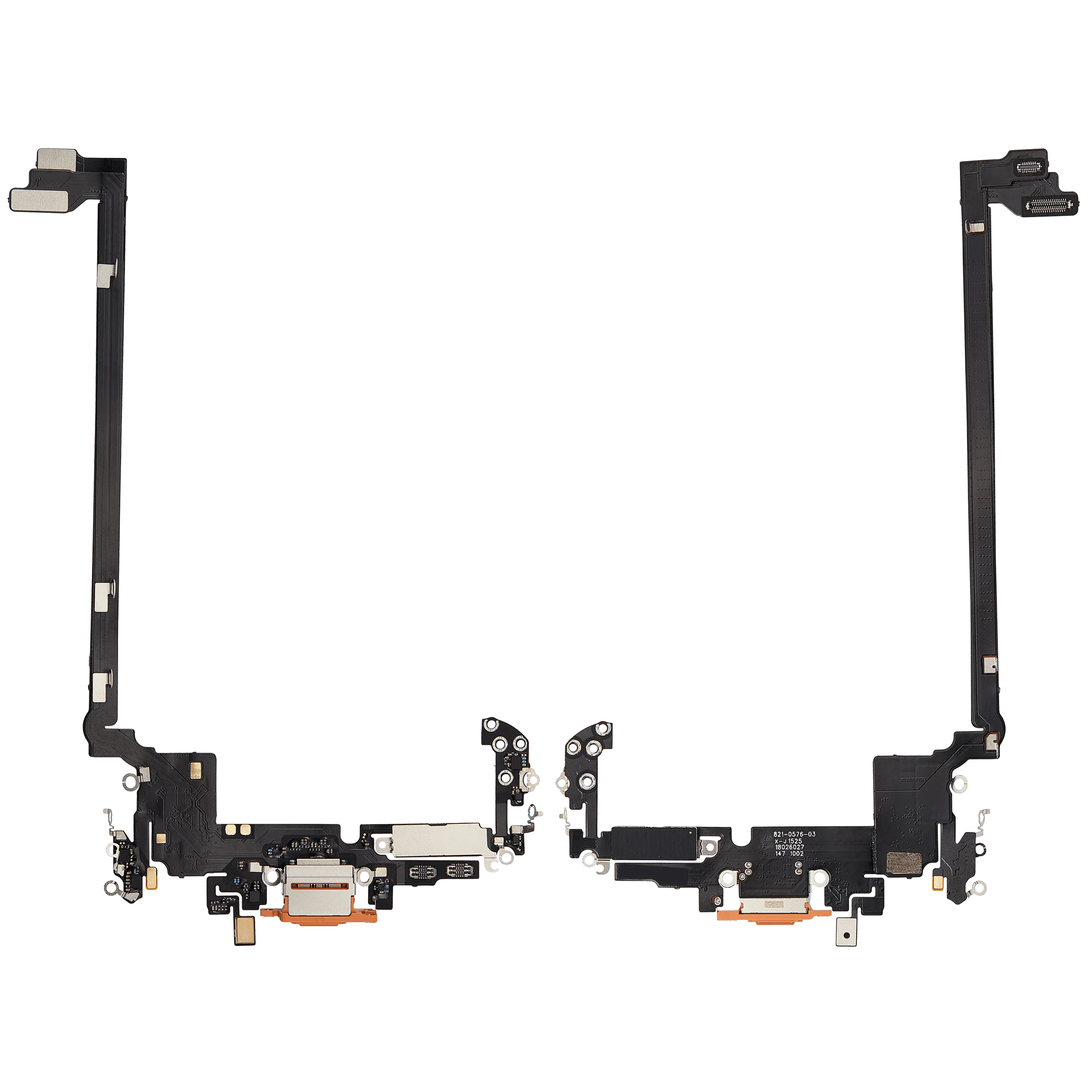 Ladebuchse Flex Cable für iPhone 17 Pro max (Aftermarket Plus) (US-Version) (Cosmic Orange)