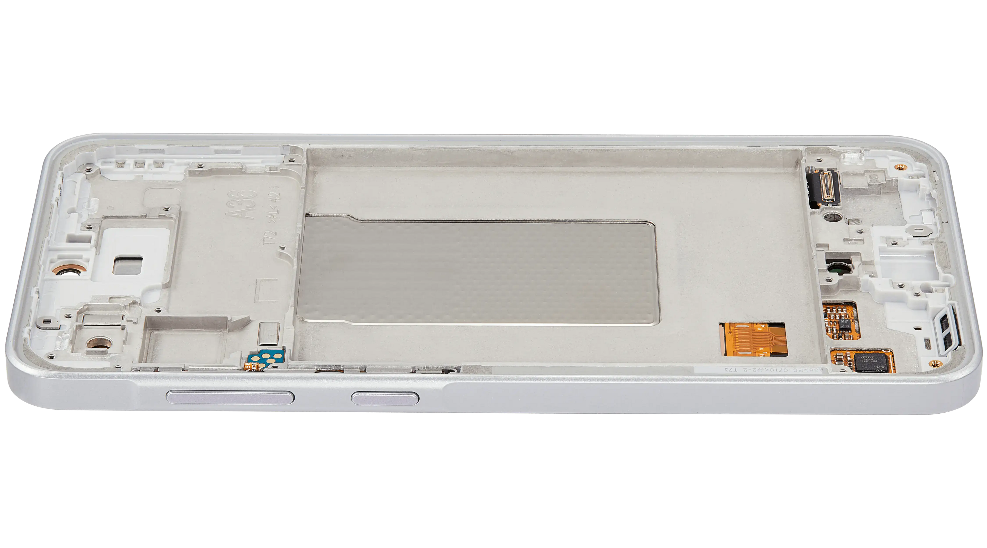 OLED Display with Frame for Samsung Galaxy A36 5G (A366 / 2025) (Refurbished) (White)