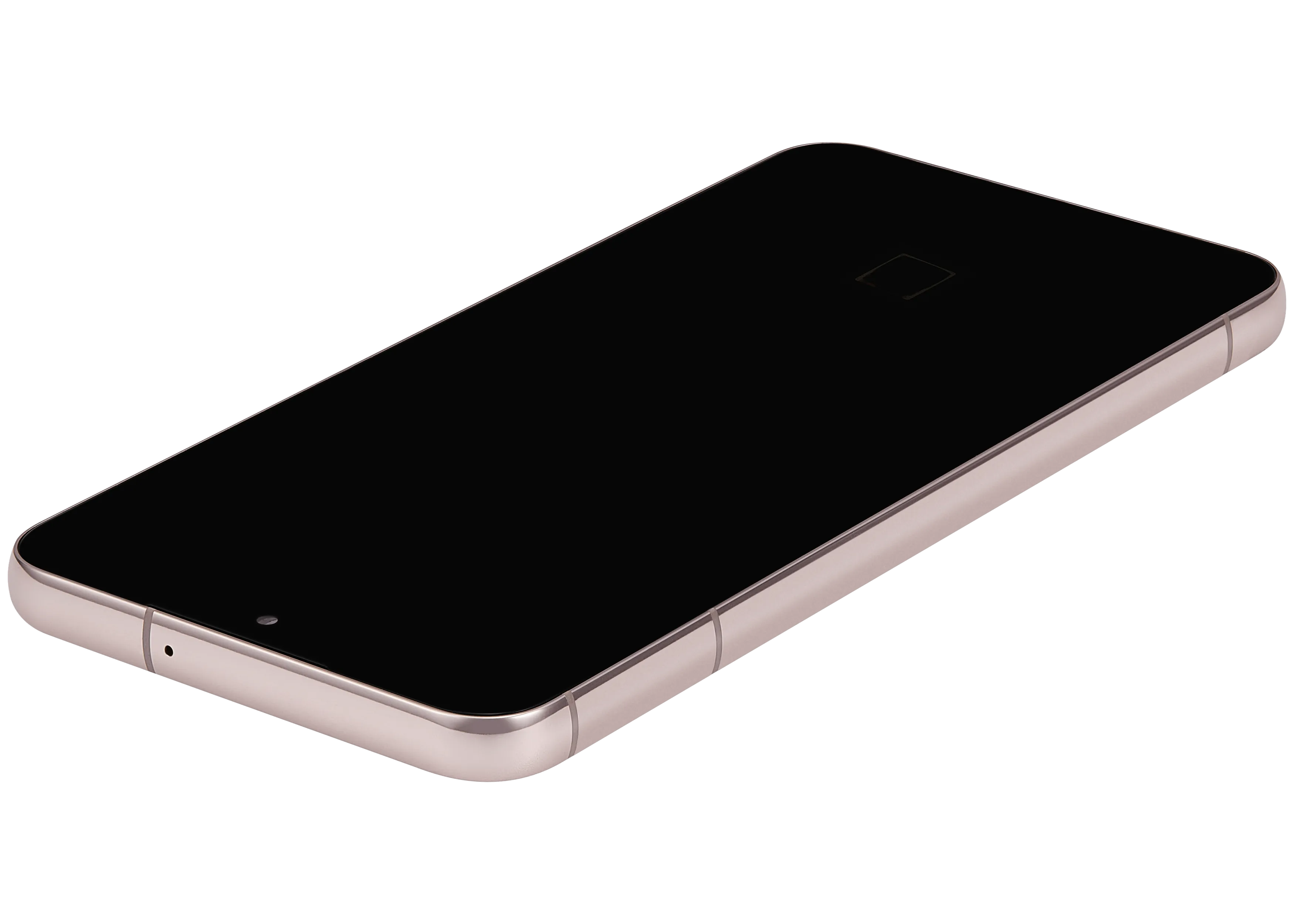 OLED-Display mit Rahmen für Samsung Galaxy S22 5G (US & International) (Aftermarket Plus) (Pink Gold)