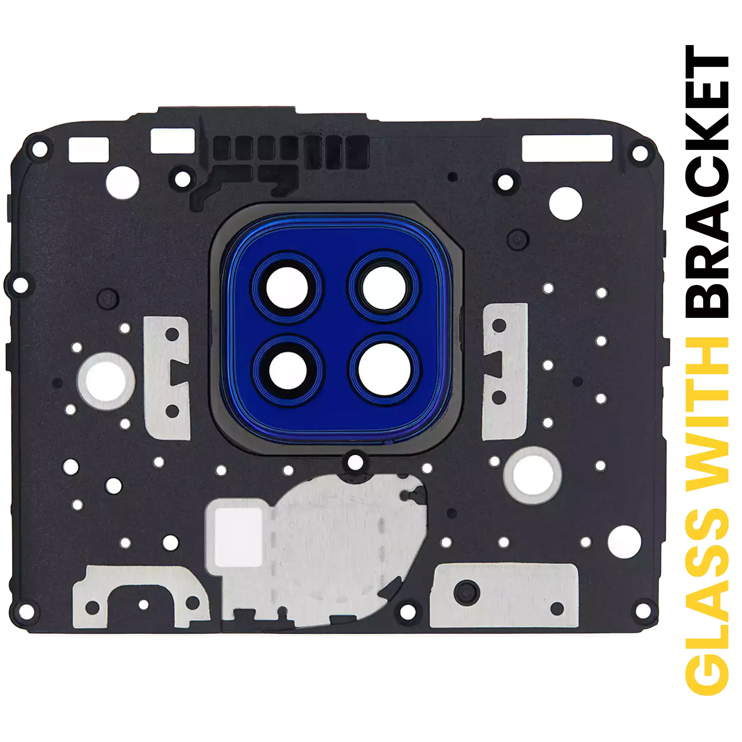 Rear Camera Lens with Holder for Motorola Moto G9 Play (XT2083 / 2020) (Blue)
