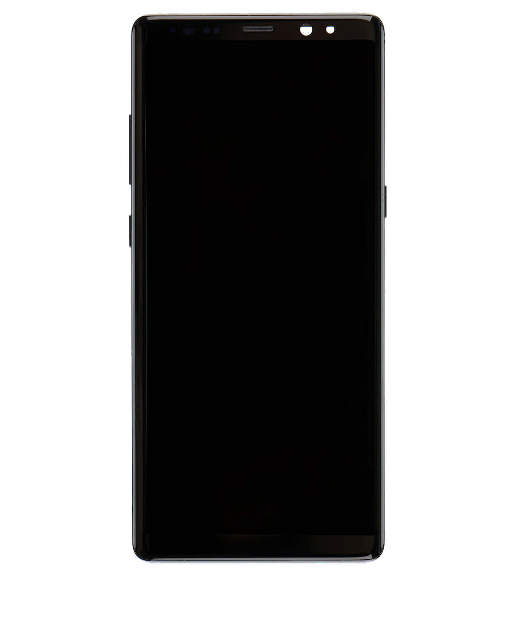 OLED-Display mit Rahmen für Samsung Galaxy Note 8 (gebrauchter OEM-Ausbau, Qualität A) (Midnight Schwarz)
