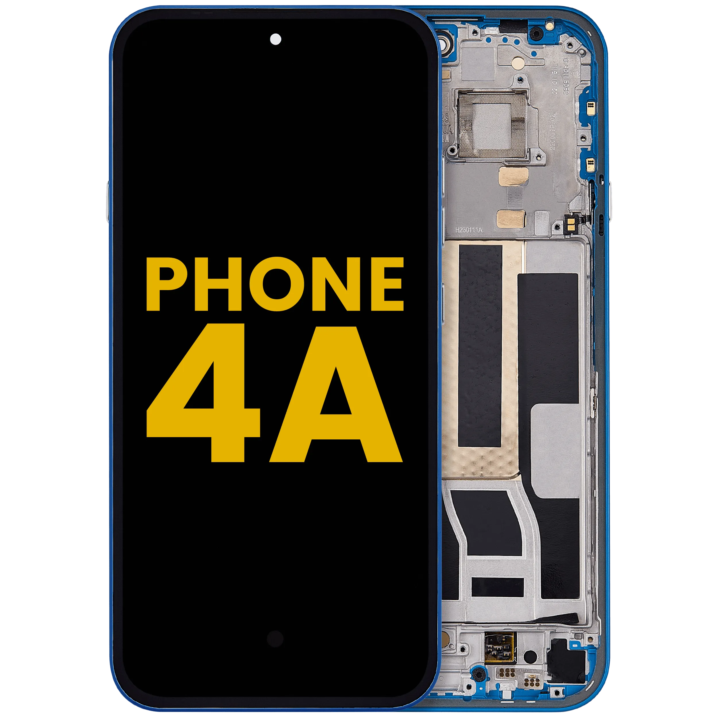 OLED-Display mit Rahmen für Nothing Phone (4a) (Refurbished) (Blau)