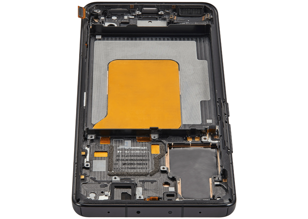OLED-Display mit Rahmen für Xiaomi 13 Pro (Aftermarket Plus) (Schwarz)