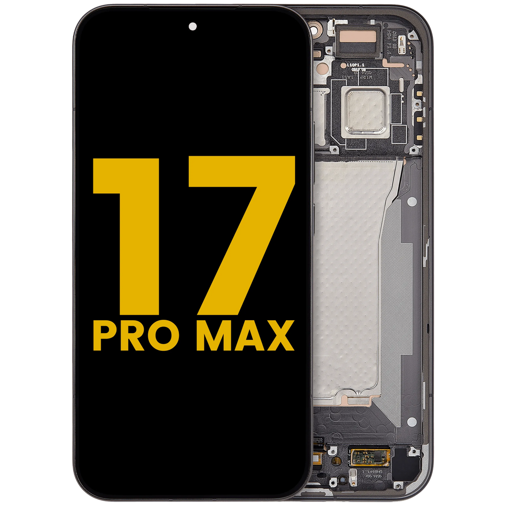 OLED-Display mit Rahmen für Xiaomi 17 Pro Max (Refurbished) (Schwarz)