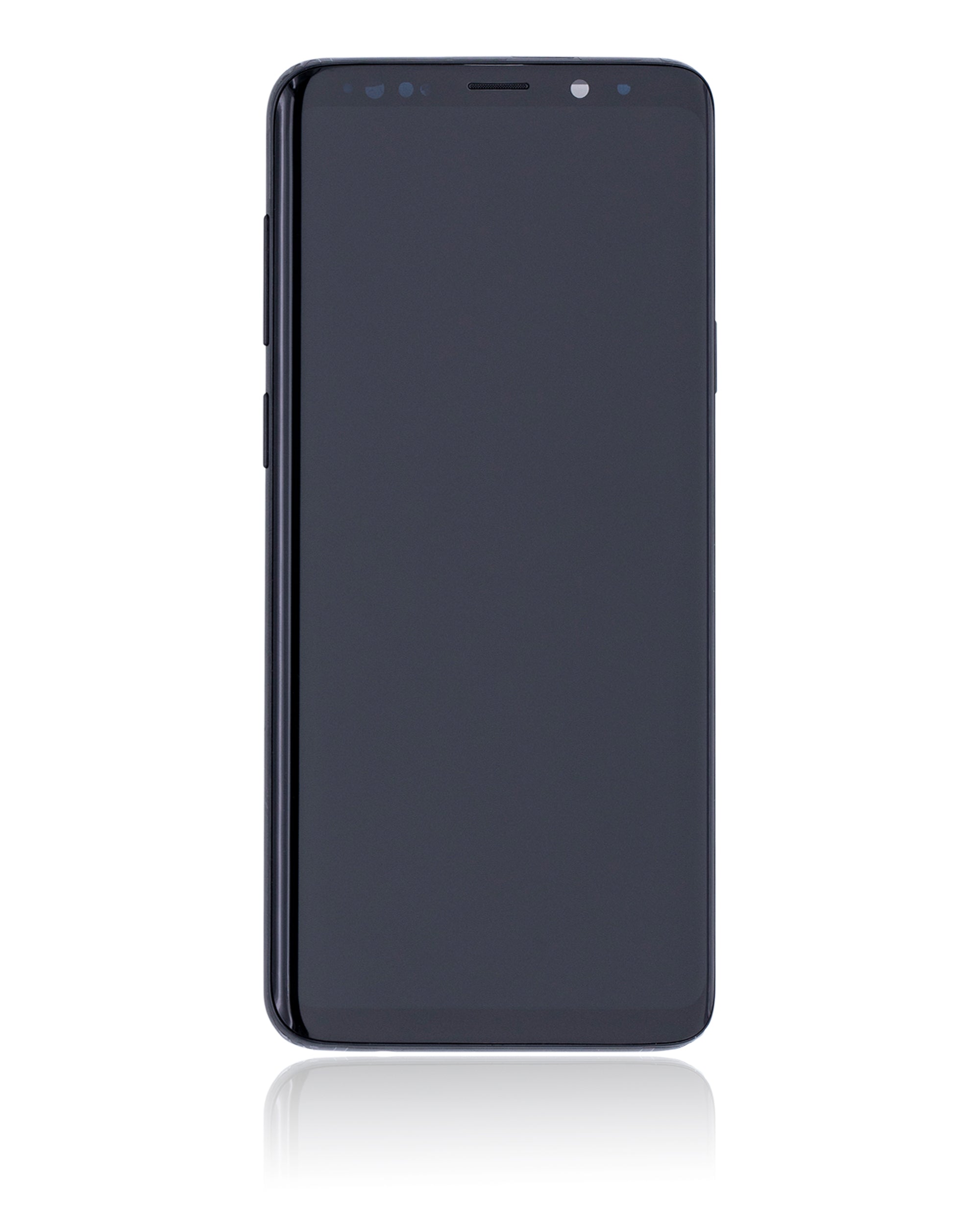 OLED-Display mit Rahmen für Samsung Galaxy S9 Plus (Blemish: Qualität B) (Midnight Schwarz)