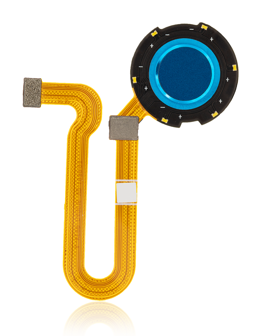 Fingerabdrucksensor mit Flexkabel für Motorola One Hyper OEM Deep Sea Blue
